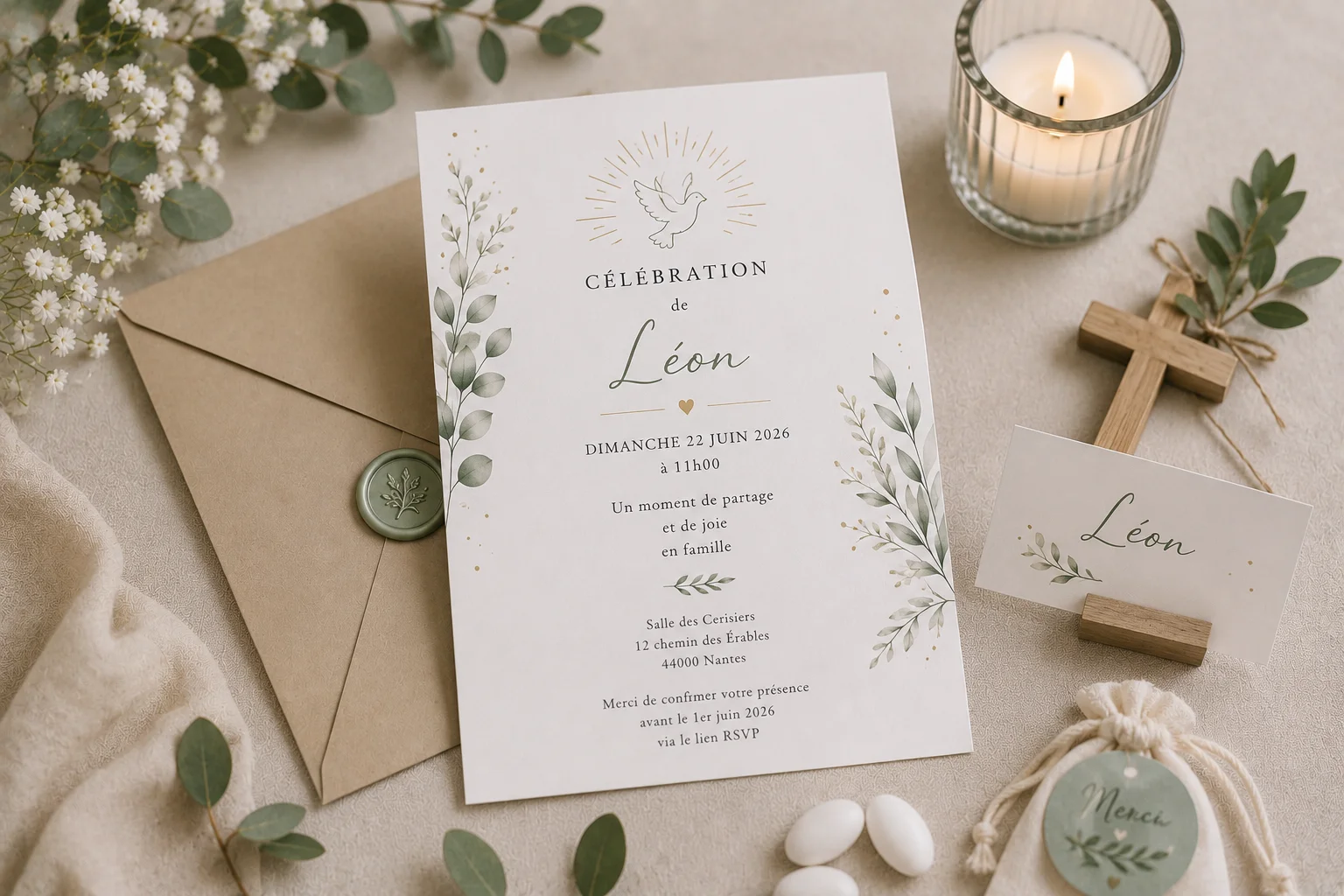 Invitation chic pour une célébration élégante — illustration pour l'article « Comment booster la participation AG ? »
